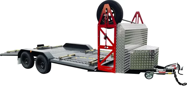 CR5 3.5 tonne race car trailer by Aussie Custom Trailers